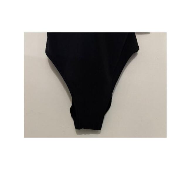 Robin Piccone Bathing Suit Ava Knit One Piece Swimsuit Black Size 4 NWT - Picture 8 of 10